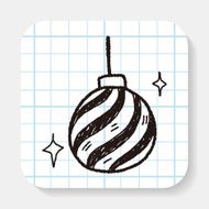 Christmas decoration doodle