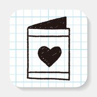 love letter doodle drawing N3