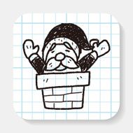 santa claus doodle N4