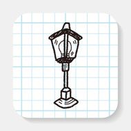 street lamp doodle