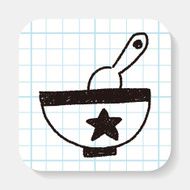 baby bowl doodle drawing