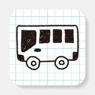 bus doodle drawing N3