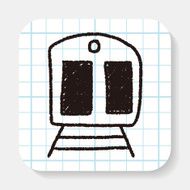 train doodle drawing