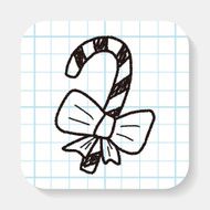 candy cane doodle N4