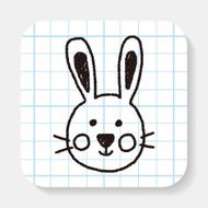 animal rabbit doodle drawing