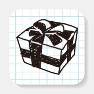 Christmas gift doodle N3