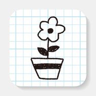 flower doodle drawing
