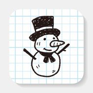 snowman doodle N5