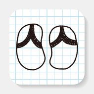 flip flop doodle drawing N2