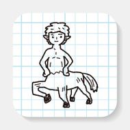 centaur doodle