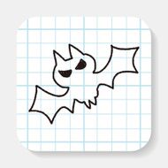 bat doodle drawing