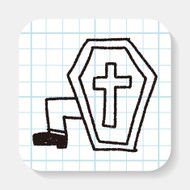 grave doodle drawing N4