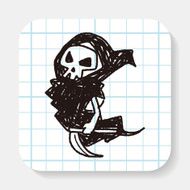 Grim Reaper doodle