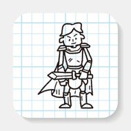 knight doodle