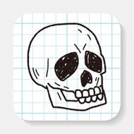 skull Doodle N17
