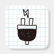 plug doodle drawing N2