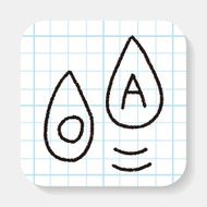 blood type doodle drawing