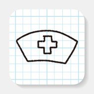 nurse hat doodle drawing N2