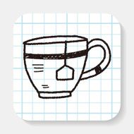 doodle coffee and tea