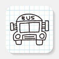 bus doodle drawing N4