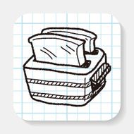 toast doodle drawing N4
