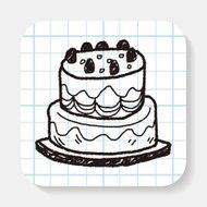 doodle cake N21