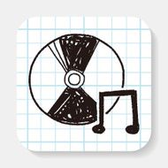 cd music doodle
