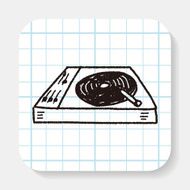 DJ disk doodle drawing N2