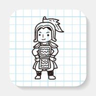 Chinese knight doodle