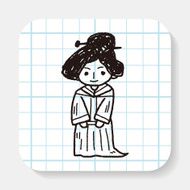 Chinese woman doodle