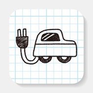 doodle Electricity car