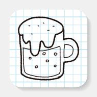beer doodle drawing N2