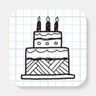 doodle cake N32