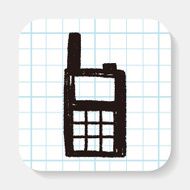 handheld transceiver doodle