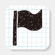 flag doodle drawing N3