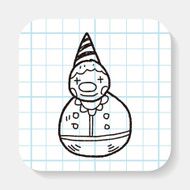 clown toy doodle