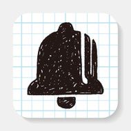 Christmas bell doodle drawing N3