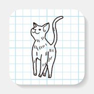 cat doodle drawing