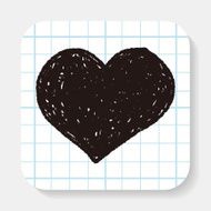 Doodle poker Heart