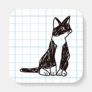 cat doodle drawing N4