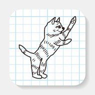 cat doodle drawing N12