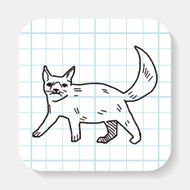 cat doodle drawing N13