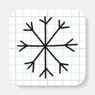 snow flower doodle N2
