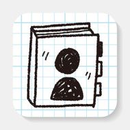 phone book doodle