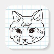 cat doodle drawing N17