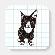 cat doodle drawing N18