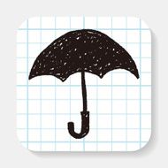 umbrella doodle drawing N3