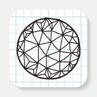globe doodle N16