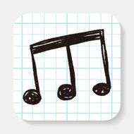 music note doodle N8