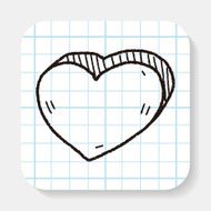 heart like doodle N3